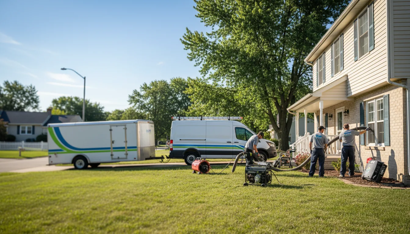 Flooded Basement Restoration And Cleanup With Repair in Sumner, IA near me